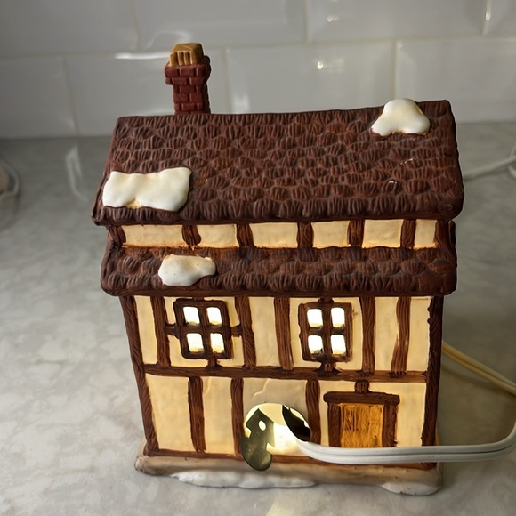 Dickens Village “Golden Swan Baker” Department 56.  Lights up - Picture 3 of 5